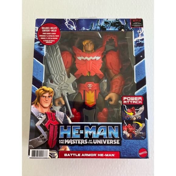 Mattel He-Man The Masters Of The Universe Battle Armor A Netflix Original Series - Picture 3 of 5